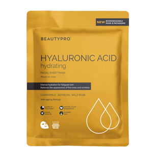 BEAUTYPRO HYALURONIC ACID Hydrating Facial Sheet Mask